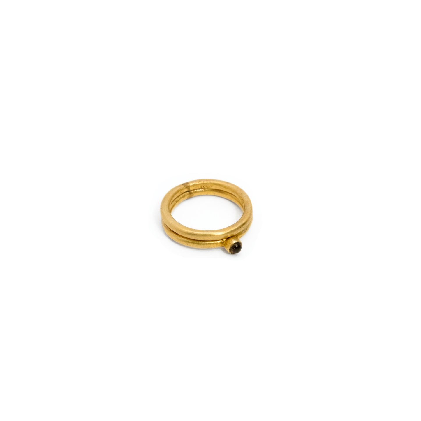 Mineral Stone Double Ring