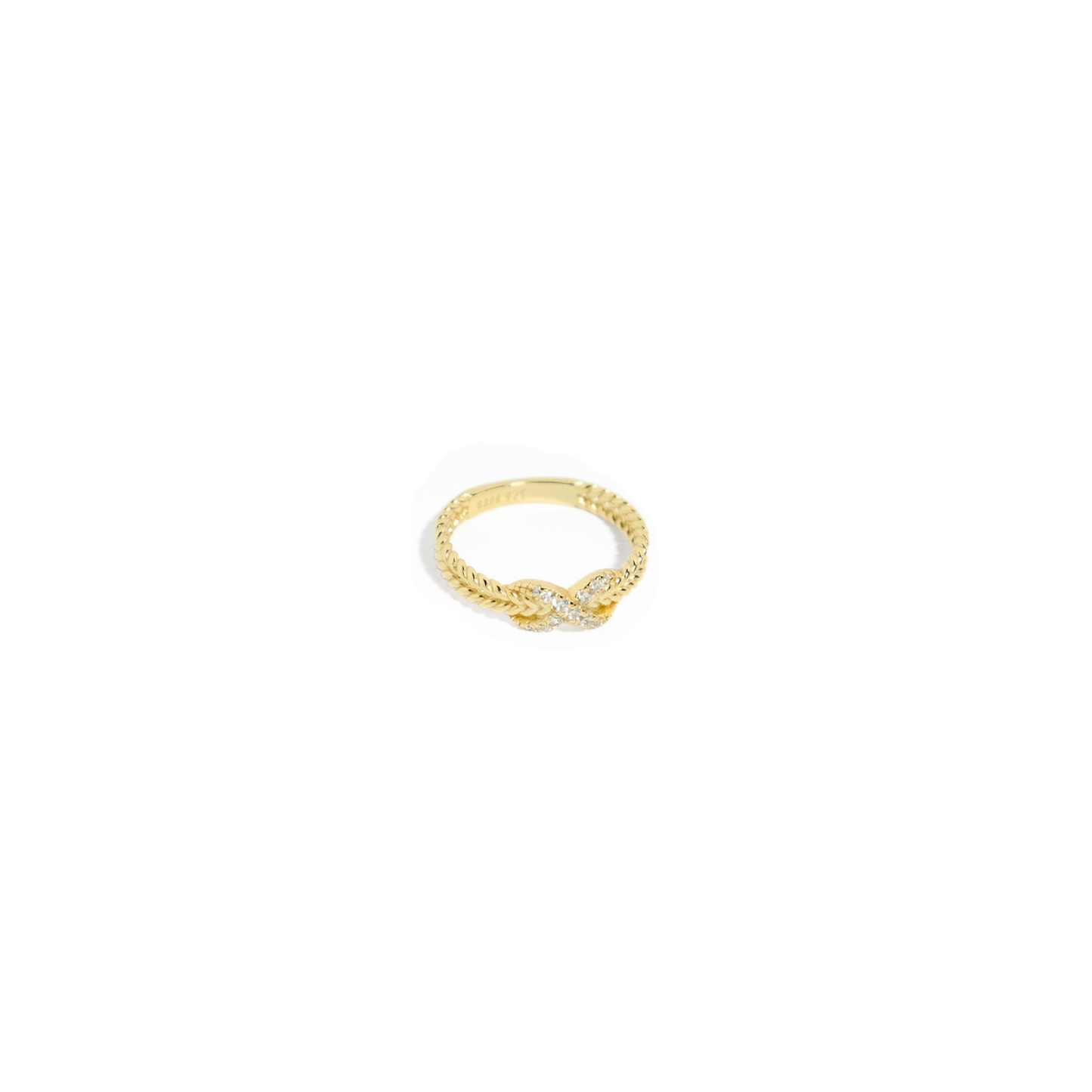 Knot Zirconia Ring