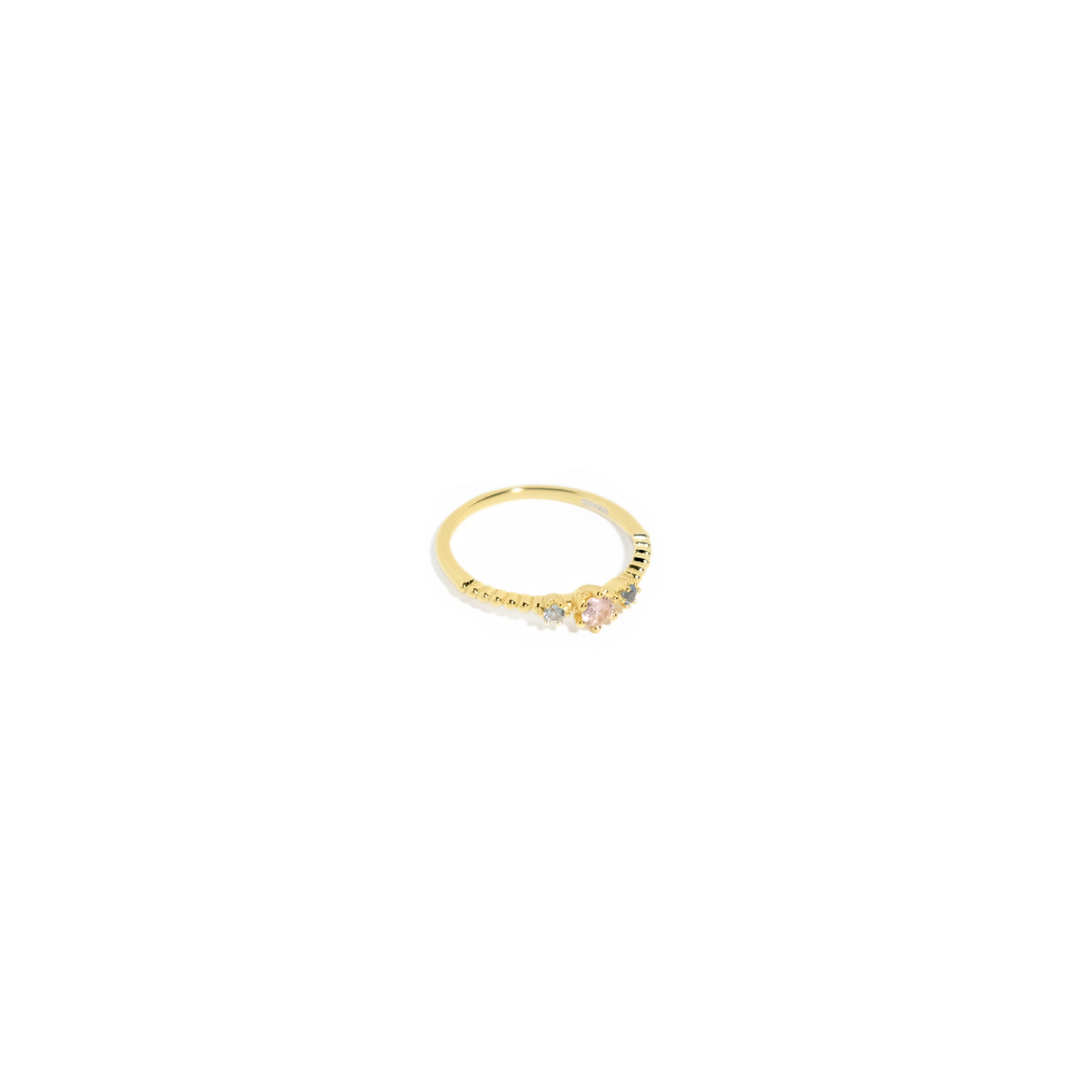 Three Zirconia Ring